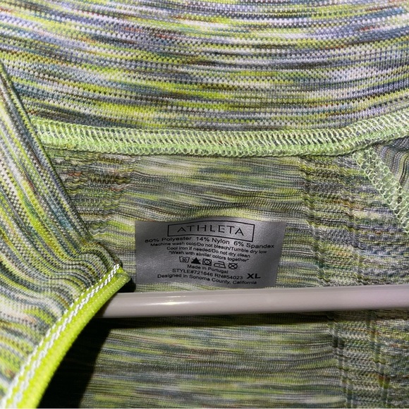 Athleta Fastest Track Spacedye Quarter Zip Jacket - Picture 4 of 4